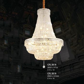 Đèn chùm pha lê Hufa Ø800*H1000, E14*16 CFL 3518 (2)