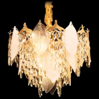 Đèn chùm pha lê Ø600*H480+500 - E14*13 - thẻ pha lê K9 CFL-409