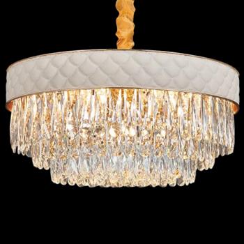 Đèn chùm pha lê Hufa Ø600*H300 + 350 - E14*12 CFL 2825