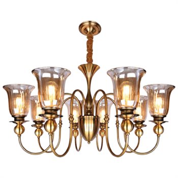 Đèn chùm thủy tinh Andora Ø800 x H500 + 500 E27 x 8 CH-8160/8