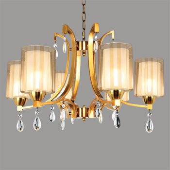 Đèn chùm đồng Andora CH-8163/6 Ø650*H370 + 500 E27*6 CH-8163/6