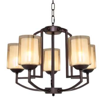 Đèn chùm thủy tinh Andora CH-8178/5 Ø550*H420 + 500 E27*5 CH-8178/5