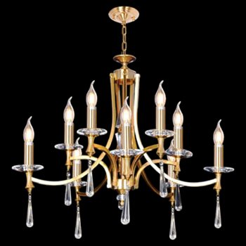 Đèn chùm nến Andora CH-8310/5+5 Ø750*H650 + 500 E14*10 CH-8310/5+5