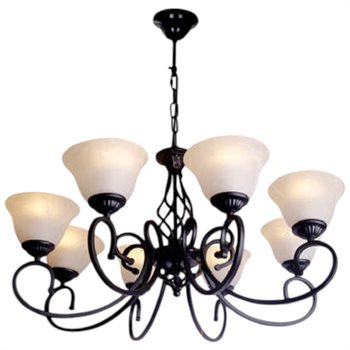 Đèn chùm thủy tinh Andora CH-8912/8 Ø700*H450 + 500 E27*8 CH-8912/8