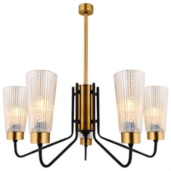 Đèn chùm thủy tinh Andora CH-8961/5 Ø600*H450 + 500 E27*5 CH-8961/5