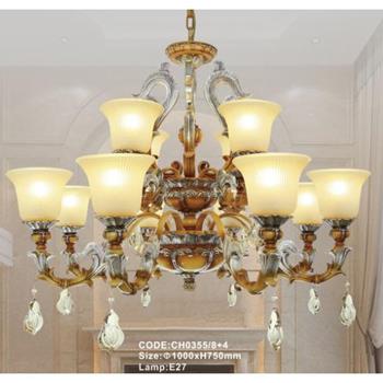 Đèn Chùm Châu Âu Aurora CH0355/8+4 CH0355/8+4