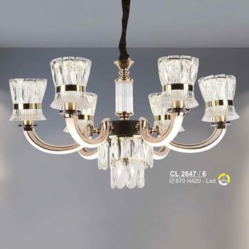 Đèn chùm led Sano Ø670*H420 - 3 màu CL 2647/6