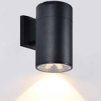 Đèn tường led ngoài trời CN-262 vỏ đen CN-262