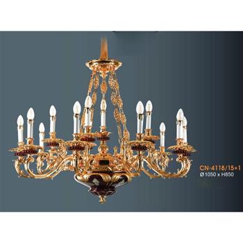 Đèn chùm nến Verona Ø1050*H850 CN-4118/15+1
