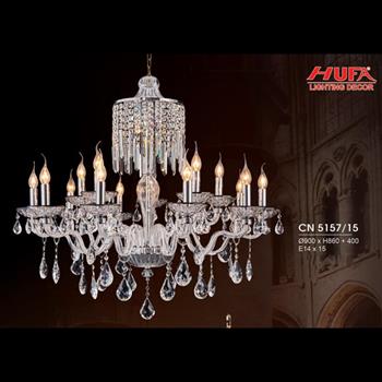 Đèn Chùm Nến Ø900*H860+400, E14*15 CN 5157/15
