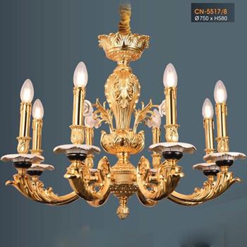 Đèn chùm nến Verona Ø750*H580 CN-5517/8