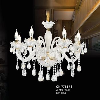 Đèn chùm nến Sano Ø750*H600 - E14*8 CN 7758/8