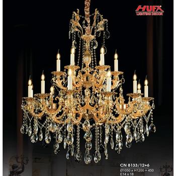 Đèn chùm nến Hufa Ø1050*H1200+450, E14*18 CN 8133/12+6
