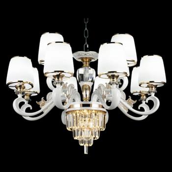 Đèn Chùm Nến Ø800*H500+400, E14*12 CN 8120/12