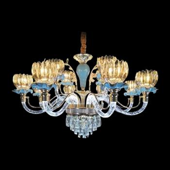 Đèn chùm nến Ø1000*H650+400, E14*12 CN 8305/8+4