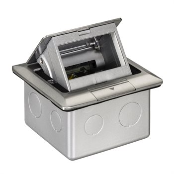 Ổ cắm âm sàn cho Concept có đế âm, màu nhũ bạc CON224_ABE_G5