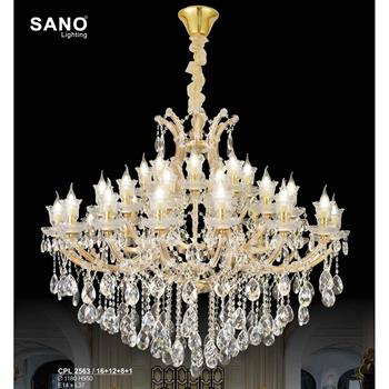 Đèn chùm pha lê SANO Ø1180*H950 - E14*L37 CPL 2563/16+12+8+1