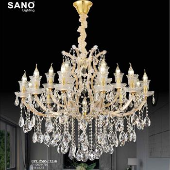 Đèn chùm pha lê SANO Ø1000*H750 - E14*L18 CPL 2565/12+6