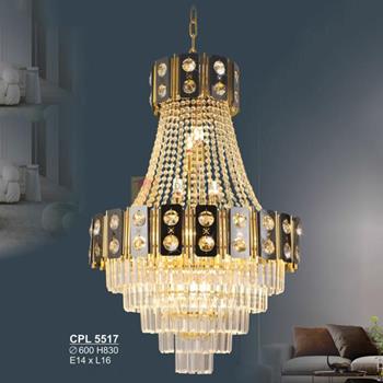 Đèn chùm Pha Lê Sano - E14*L16 - Ø600*H830 CPL 5517