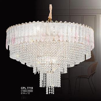 Đèn chùm pha lê Sano Ø800*L480 - E14*12 CPL 7719
