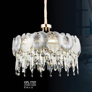 Đèn chùm pha lê Sano Ø600*L400 - E14*12 CPL 7727