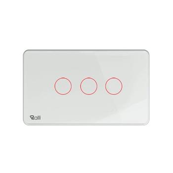Công tắc cảm ứng Rạng Đông 3 nút bấm CTCU.BLE CN.03T LED00051010