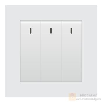 Bộ công tắc 3 nút nhấn Duhal 2 chiều cổ điển K series CxA312