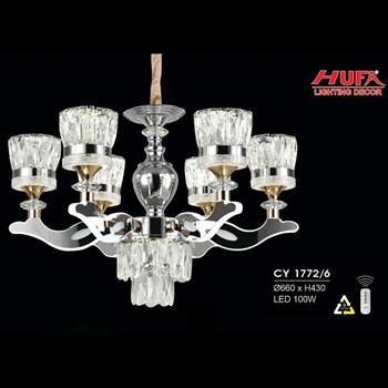 Đèn chùm Ý Hufa Ø660*H430 - LED 100W, ánh sáng 3 chế độ CY 1772/6