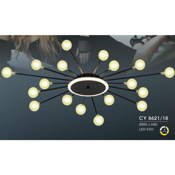 Đèn Chùm Ý Ø950*H80, Led 63W CY 8621/18