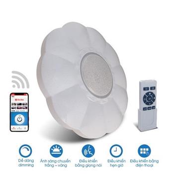 Đèn Led ốp trần wifi Rạng Đông 48W-Ø490 D LN15L 490/48W.WF.IR