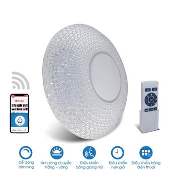 Đèn Led ốp trần wifi Rạng Đông 48W Ø500 D LN18L 500/48W.WF.IR