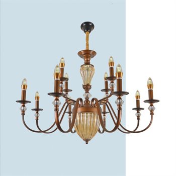 Đèn chùm thủy tinh Hufa CC 9135/12 Ø950*H640+500 CC 9135/12