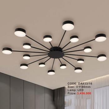 Đèn Ốp Trần Hiện Đại DA833-16 DA833-16