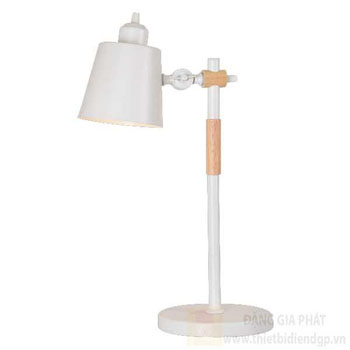Đèn bàn Hufa Ø130*W200*H550, E27*1, Vỏ màu trắng ĐB 1026 TRẮNG