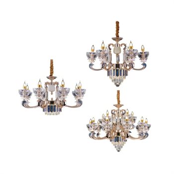 Đèn chùm pha lê nến 355 DECOR DC6018 DC6018