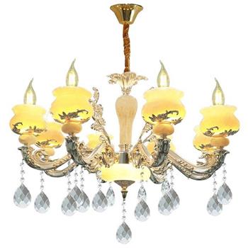 Đèn Chùm Chao đá cao cấp Ø850*H500, E14*8 DC8076T8