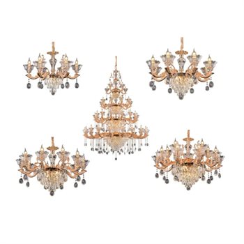 Đèn chùm pha lê nến 355 DECOR DC891 DC891