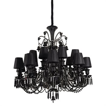 Đèn Chùm Nến Ø1000*H950, E14*20 DC9809T20 ĐEN