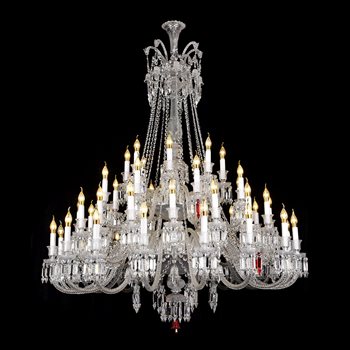 Đèn chùm pha lê nến 355 DECOR D1500*H1800 - E14*48 DC9888T48