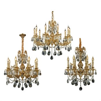 Đèn Chùm Đồng Nến 355 DECOR DCD2301 DCD2301