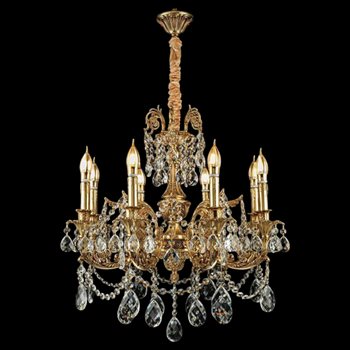 Đèn Chùm Đồng Nến D650*H750 - E14*8 DCD2301T8