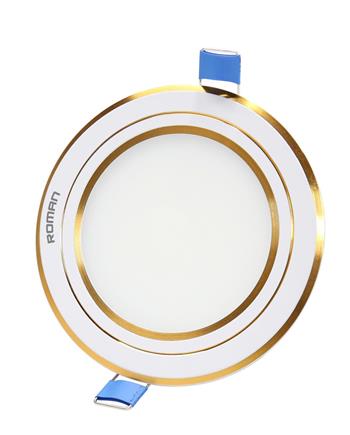 Đèn Downlight LED siêu mỏng viền vàng ánh sáng ba màu ELD2045