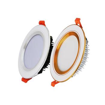 Đèn Downlight 3 màu 7W viền Bạc chip Philips DM-SW001BC