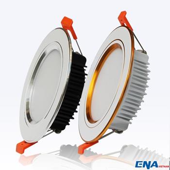 Đèn LED âm trần Downlight viền bạc ENA-DTI ENA-DTI