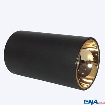 Đèn LED Lon (ống bơ) màu đen mẫu LOB ENA-LOB