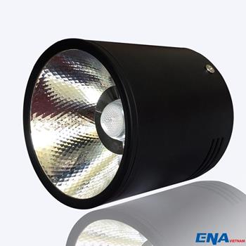 Đèn LED Lon (ống bơ) màu đen mẫu LOA ENA-LOA
