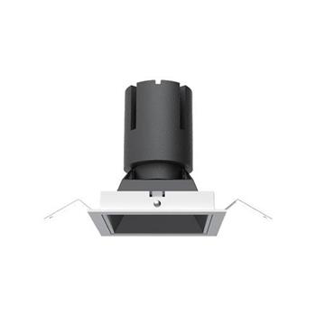 Đèn Spotlight âm trần viền vuông HS30 15W viền bạc N0424-0617