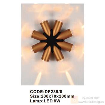 Đèn tường trong nhà Slister 200*70*200mm - LED 8W DF239/8