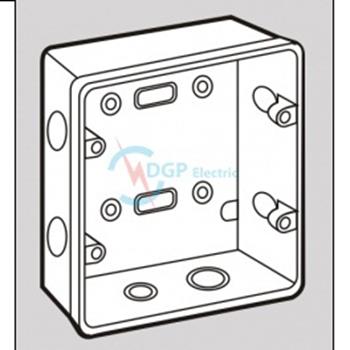 Đế âm tự chống cháy loại đôi, dùng mặt chữ nhật S2157/D