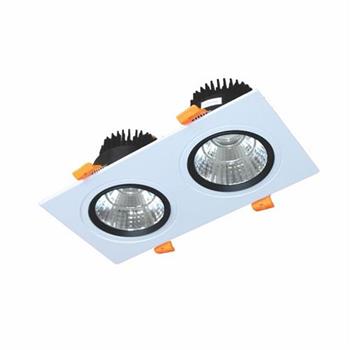 Đèn Led downlight vuông chiếu điểm âm trần 2*5W DFC2051